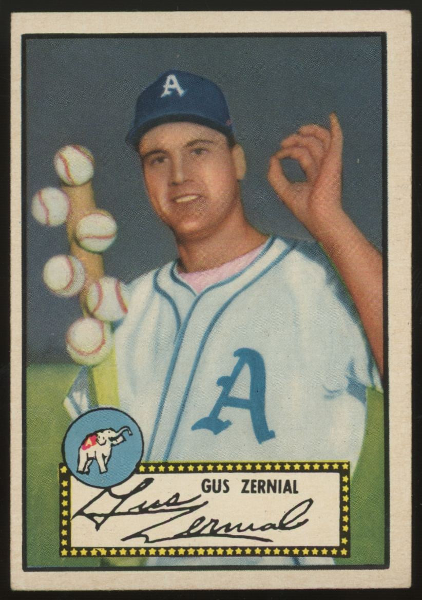 1952 Topps Gus Zernial #31 EX/MT