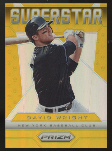 2013 Panini Prizm David Wright Gold Superstar /10 #SS6