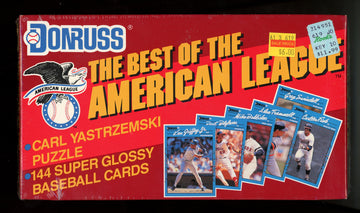 1990 Donruss Baseball Best Of American National League Set of 2 Sealed Boxes
