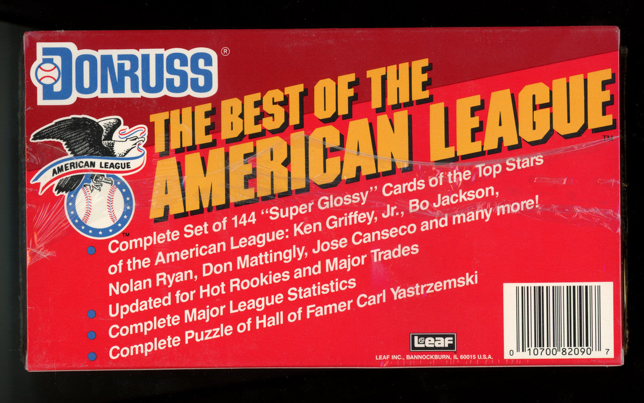 1990 Donruss Baseball Best Of American National League Set of 2 Sealed Boxes