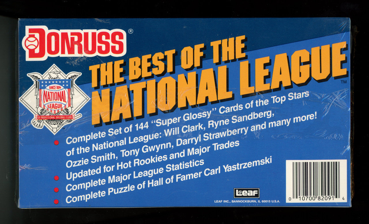 1990 Donruss Baseball Best Of American National League Set of 2 Sealed Boxes