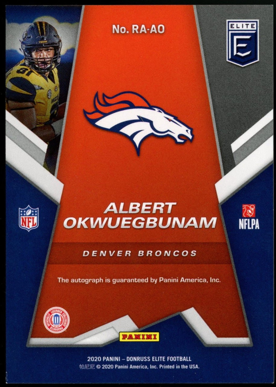 2020 Elite Albert Okwuegbunam Auto /5