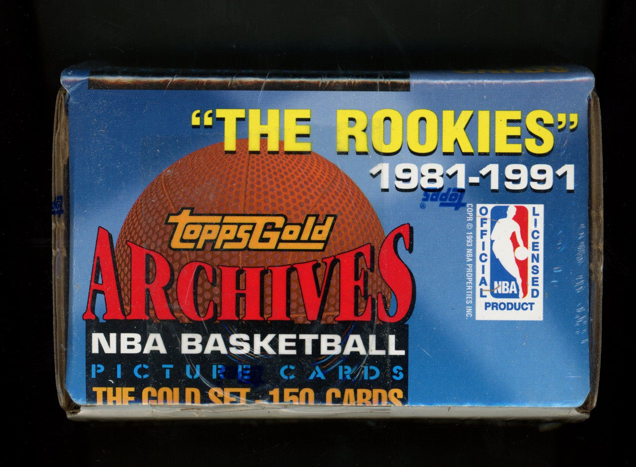 1993 Topps Gold Archives Basketball The Rookies 1981-1991 Factory Sealed Set