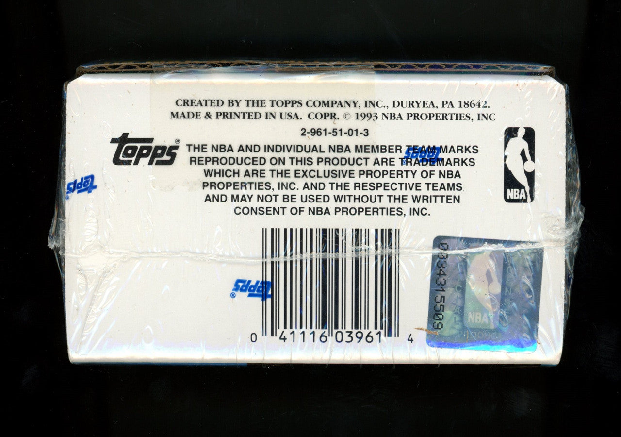1993 Topps Gold Archives Basketball The Rookies 1981-1991 Factory Sealed Set