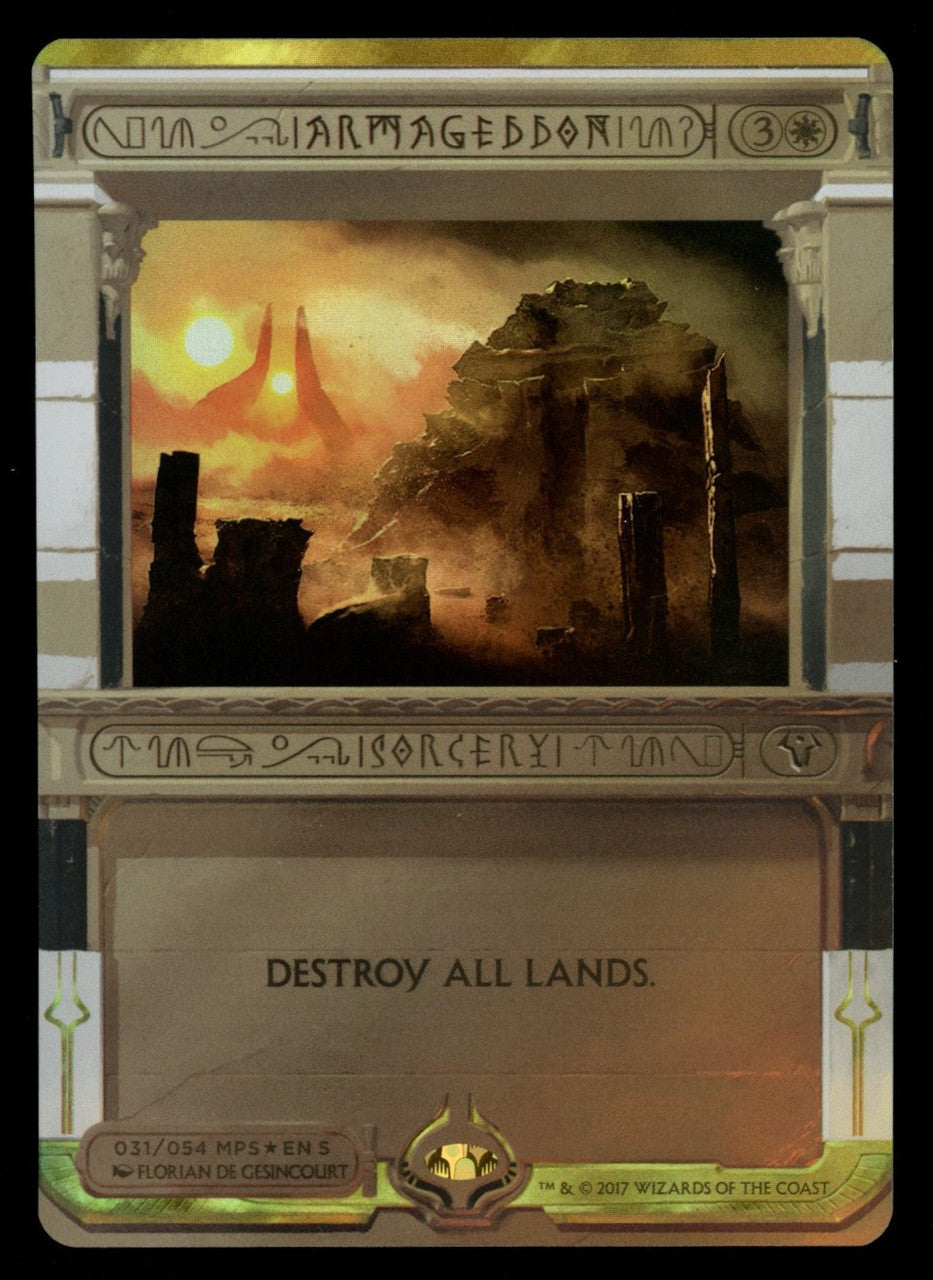 Magic Armageddon Masterpiece Series Amonkhet Invocations Foil #034/054