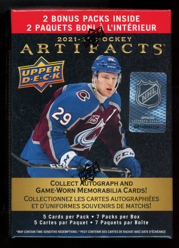 2021/22 Upper Deck Artifacts Hockey Blaster Box