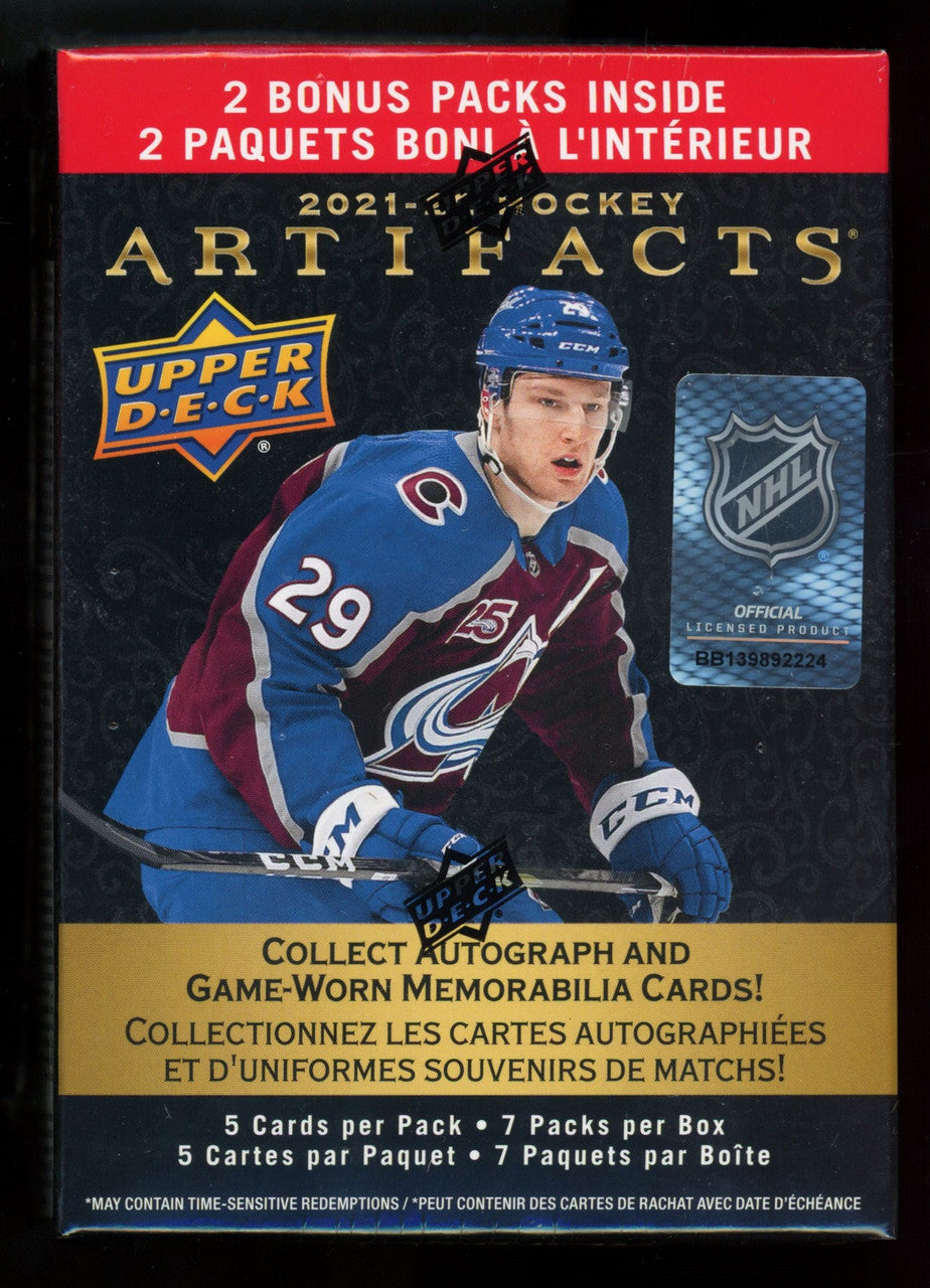 2021/22 Upper Deck Artifacts Hockey Blaster Box