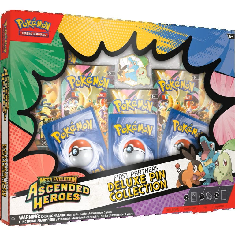 Pokemon: Ascended Heroes First Partners Deluxe Pin Collection