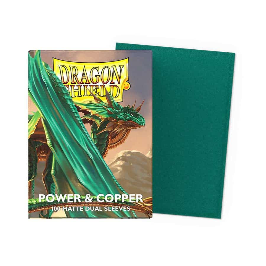 Dragon Shield: Standard Dual Matte Card Sleeves 100ct - Power & Copper