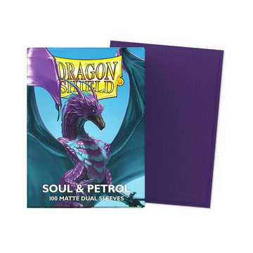 Dragon Shield: Standard Dual Matte Card Sleeves 100ct - Soul & Petrol