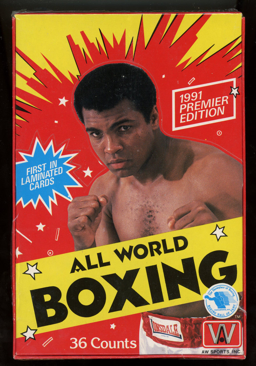 1991 All World Boxing Factory Sealed Box 36 Packs