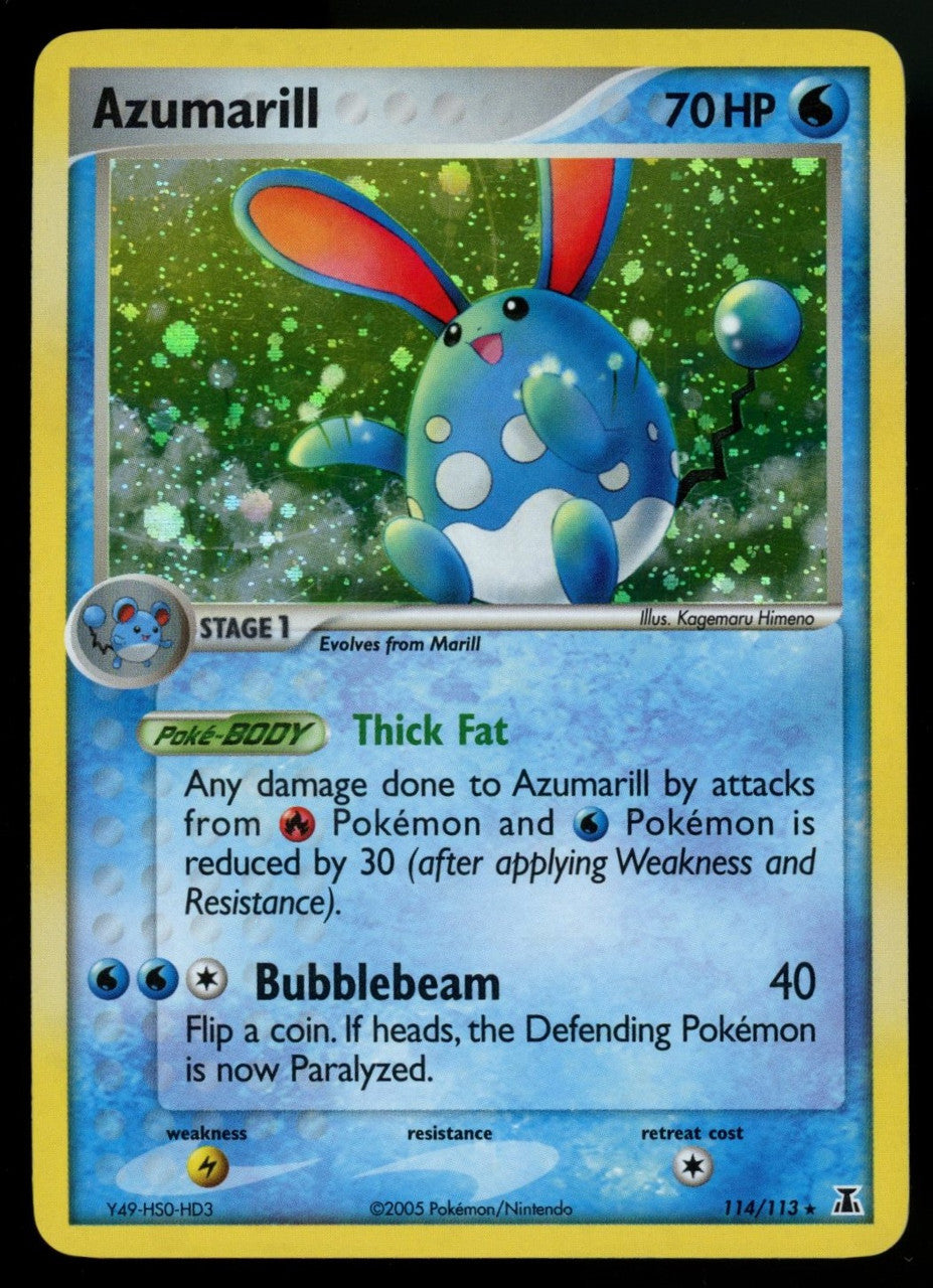 Pokemon Azumarill (EX Delta Species) Secret Rare Holo #114/113