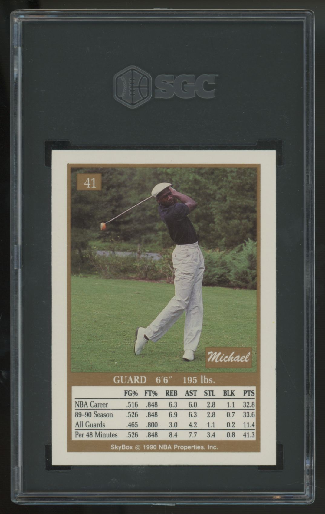 1990-91 Skybox Michael Jordan #41 SGC 9