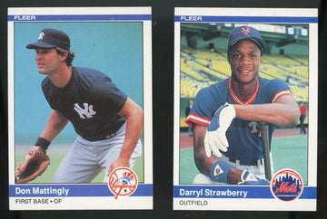 1984 Fleer Baseball Complete Set (660) + Team Stickers NM-MT