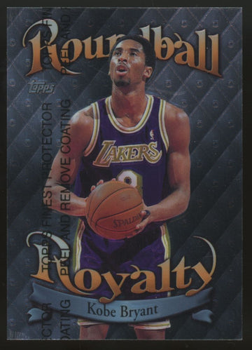 1998-99 Topps Kobe Bryant Roundball Royalty With Coating #R18