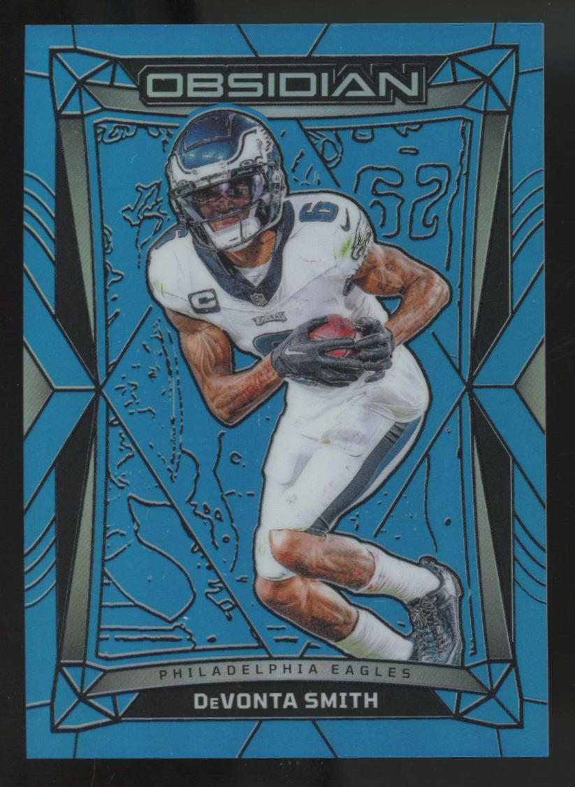 2024 Panini Obsidian DeVonta Smith Blue /25 #160