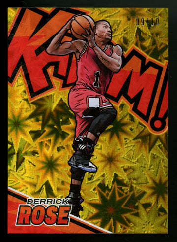2025-26 Signature Series Derrick Rose Gold Kaboom! /10 #24