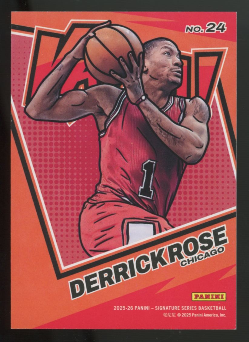 2025-26 Signature Series Derrick Rose Gold Kaboom! /10 #24