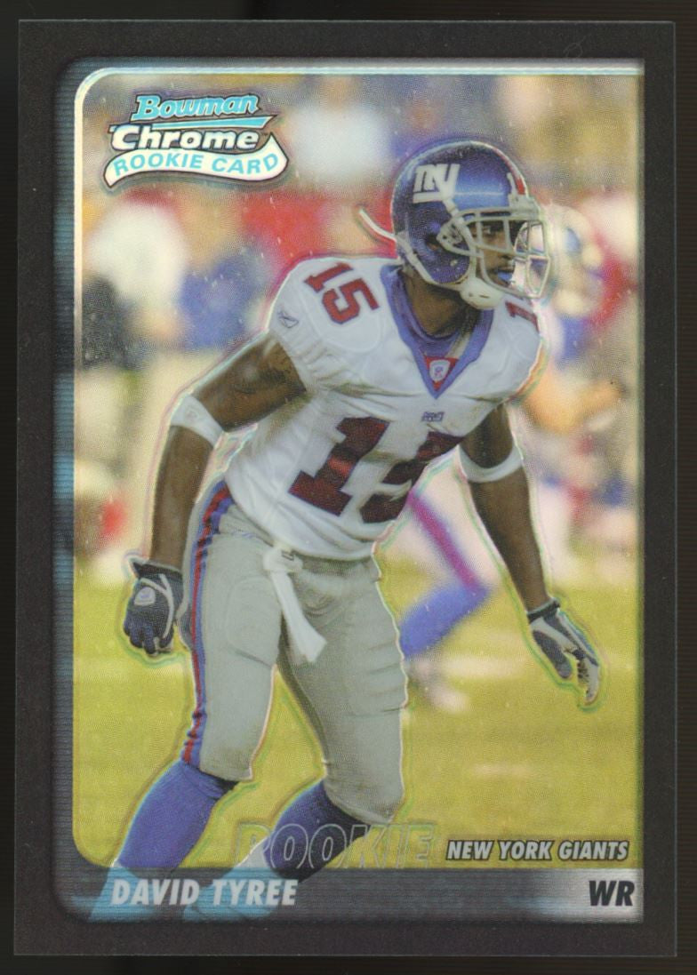 2003 Bowman Chrome David Tyree RC Refractor /500 #204