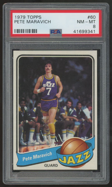 1979-80 Topps Pete Maravich #60 PSA 8
