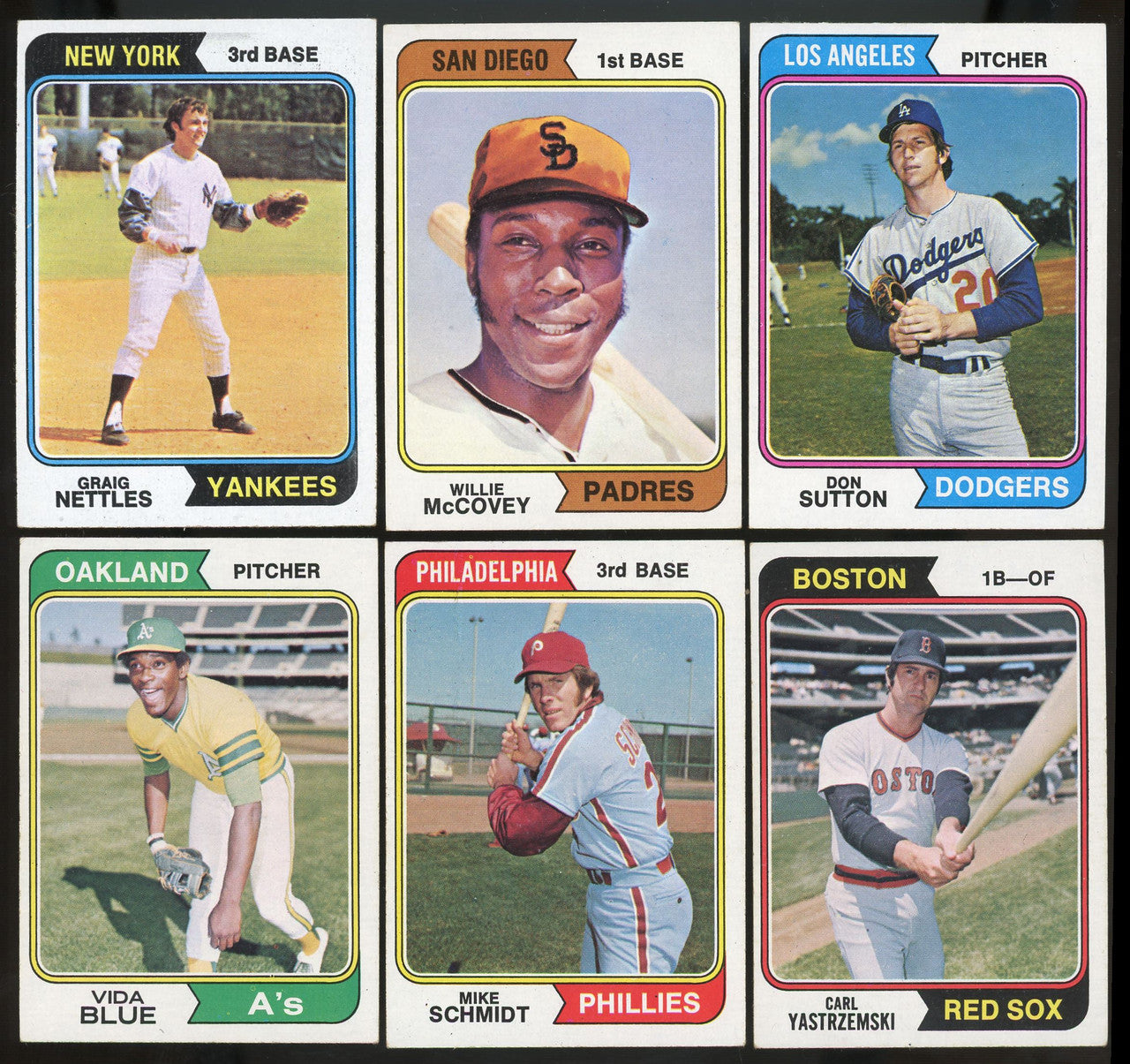 1974 Topps Baseball Complete Set (660) EX Winfield Parker
