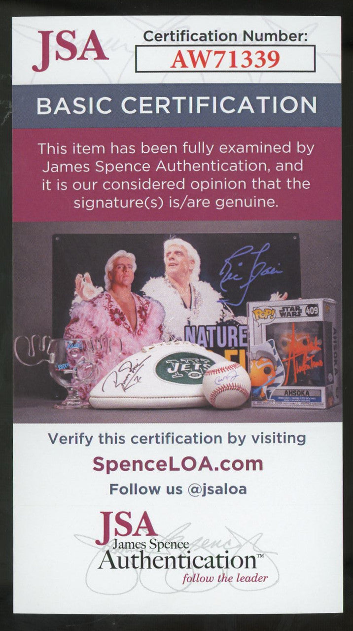Ken Boyer Signed Autographed Index Card JSA AW71339