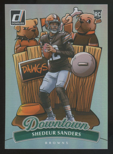 2025 Panini Donruss Shedeur Sanders RC Downtown SSP #17