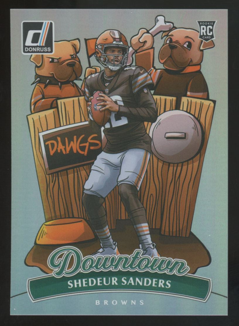 2025 Panini Donruss Shedeur Sanders RC Downtown SSP #17