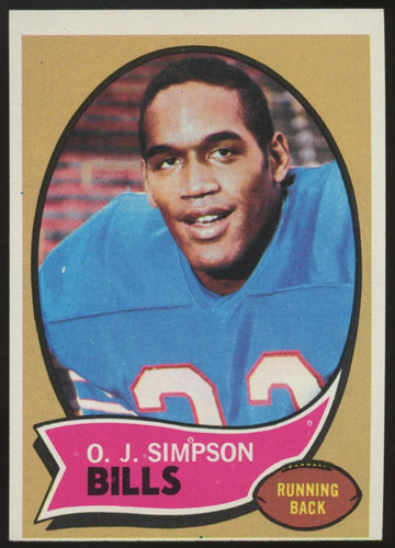 1970 Topps O.J. Simpson RC #90 EX "A"