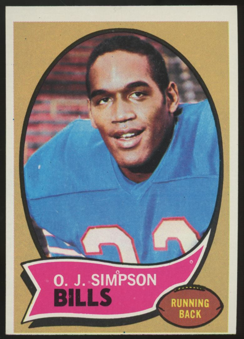 1970 Topps O.J. Simpson RC #90 EX "A"
