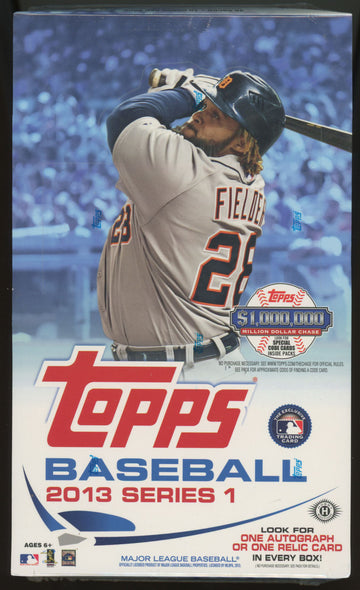 2013 Topps Baseball Series 1 Hobby Box Factory Sealed