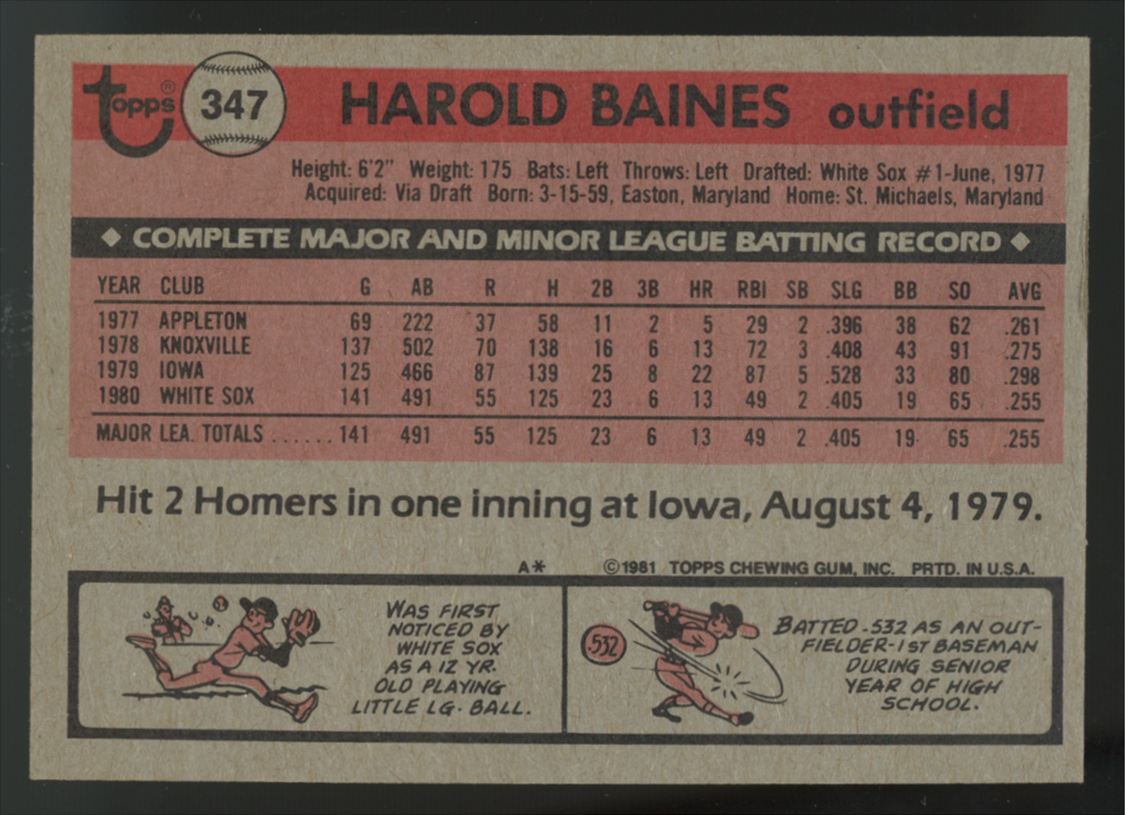 1981 Topps Baseball Complete Set (726) EX/MT-NM