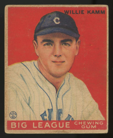 1933 Goudey Willie Kamm #75 VG