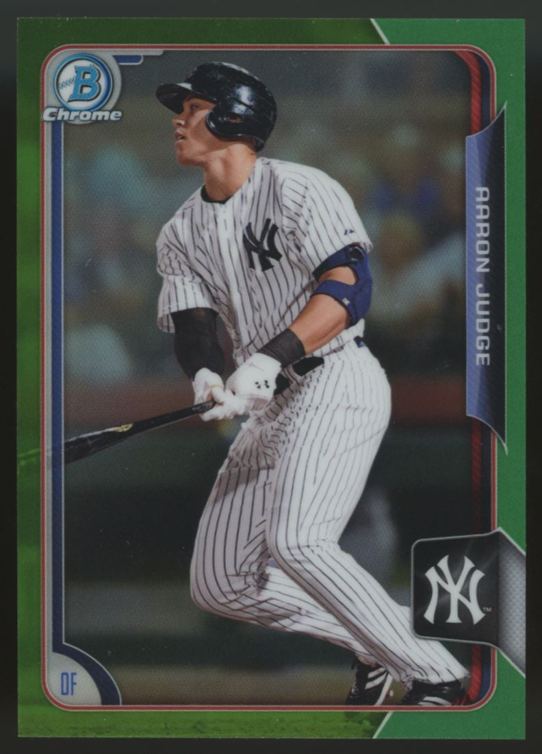 2015 Bowman Chrome Aaron Judge Green /99 #150 NM-MT