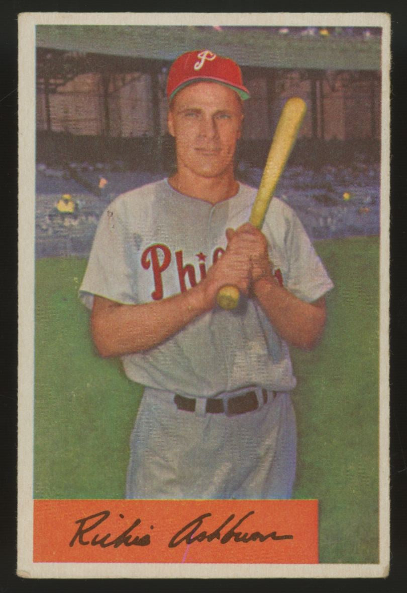 1954 Bowman Richie Ashburn #15 VG/EX