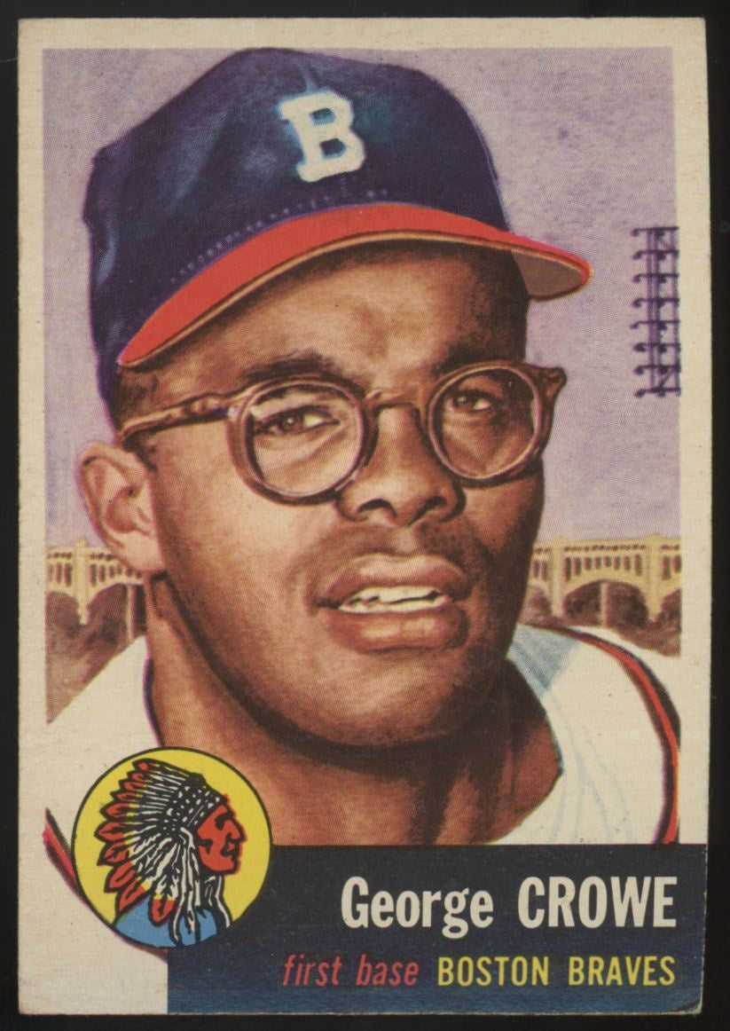 1953 Topps George Crowe #3 EX