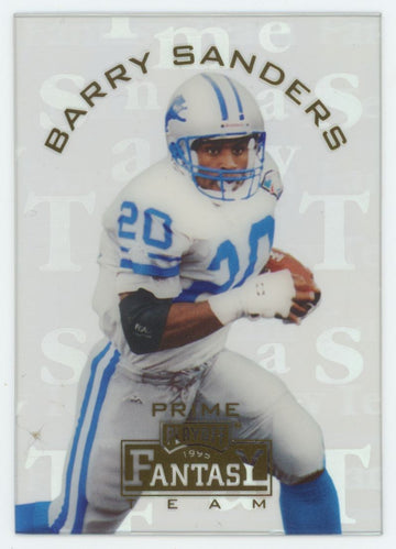 1995 Playoff Prime Barry Sanders Fantasy Team #FT 15