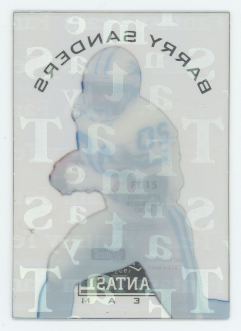 1995 Playoff Prime Barry Sanders Fantasy Team #FT 15