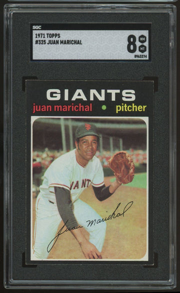 1971 Topps Juan Marichal #325 SGC 8