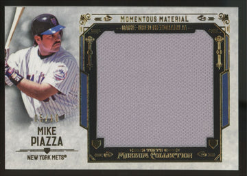 2015 Topps Museum Collection Mike Piazza Momentous Material Gold /10 #MMJR-MPA