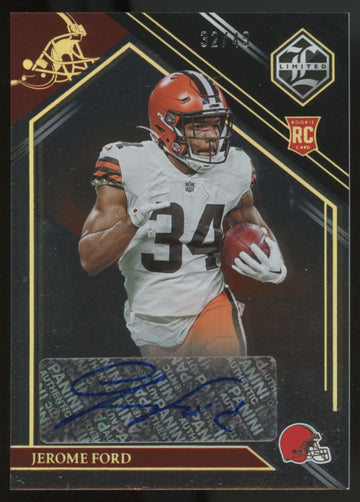 2022 Limited Jerome Ford RC Auto /49 #188