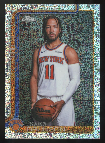2025-26 Topps Chrome Update Jalen Brunson Speckle Image Variation #20