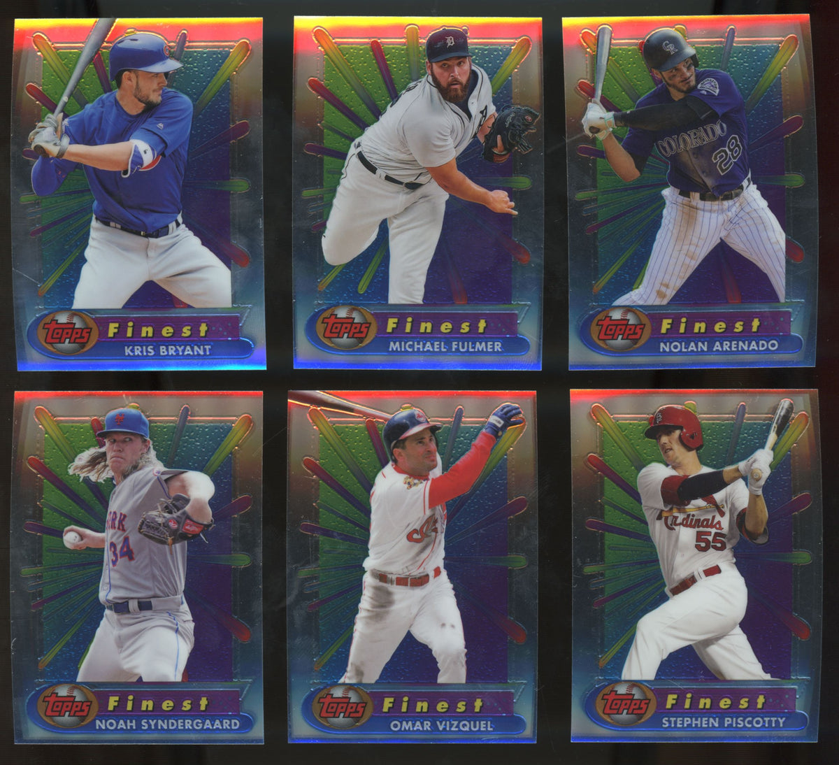 2017 Topps Finest Recreates Complete Set (20/20)