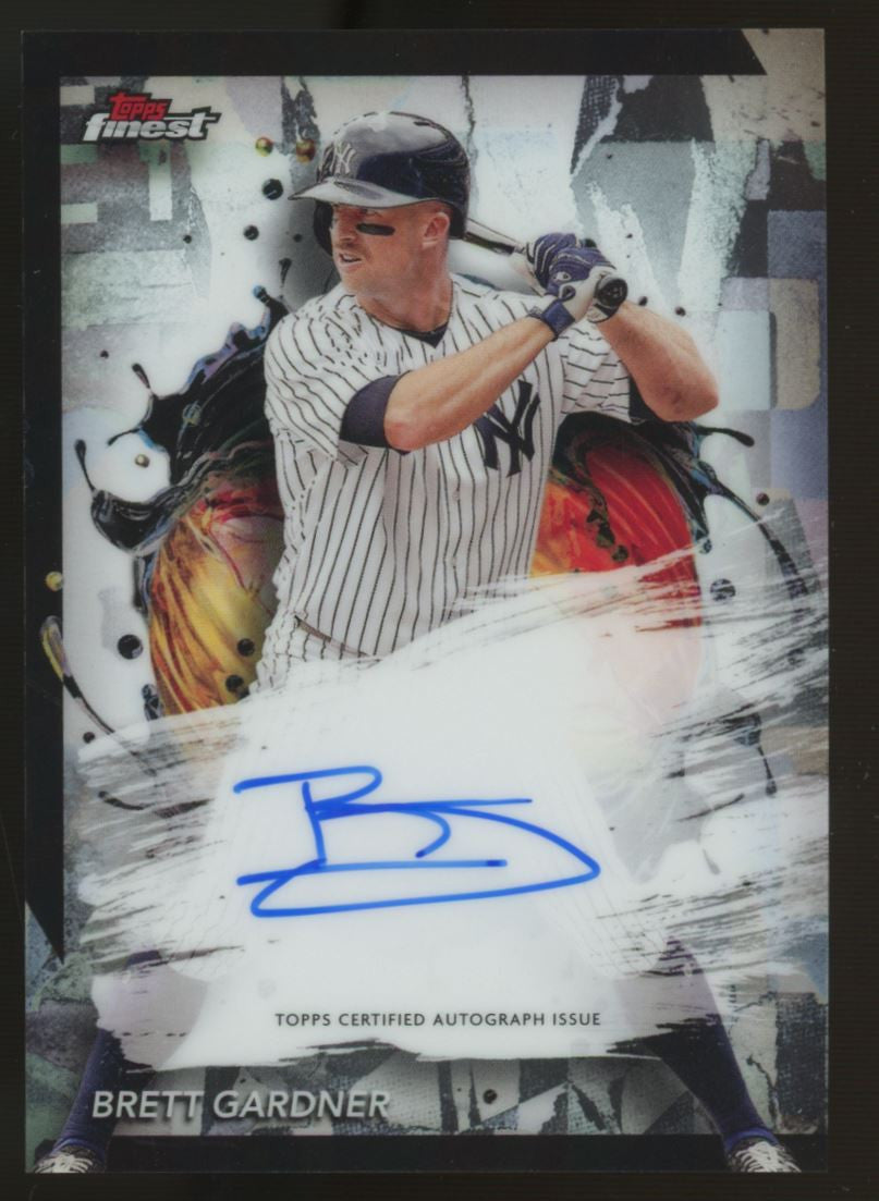 2024 Topps Finest Brett Gardner Auto #FA-BG