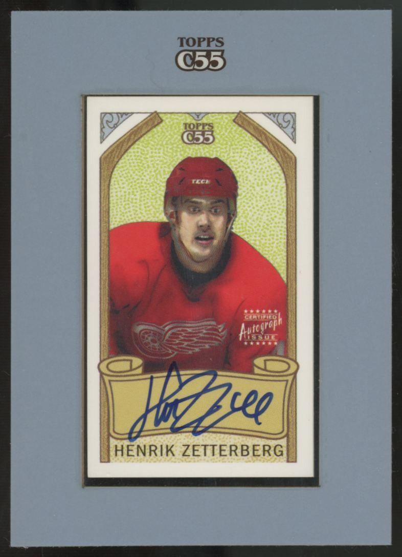 2003-04 Topps C55 Henrik Zetterberg Auto #TA-HZ