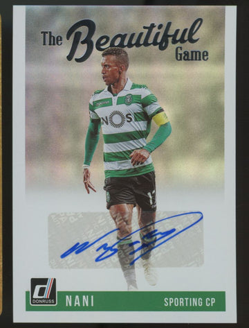 2018/19 Donruss Soccer Nani The Beautiful Game Auto #BG-NNI