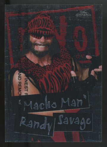 1998 Topps Chrome WCW "Macho Man" Randy Savage W/ Coating  #C3