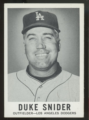 1960 Leaf Duke Snider #37 Poor (Writing)