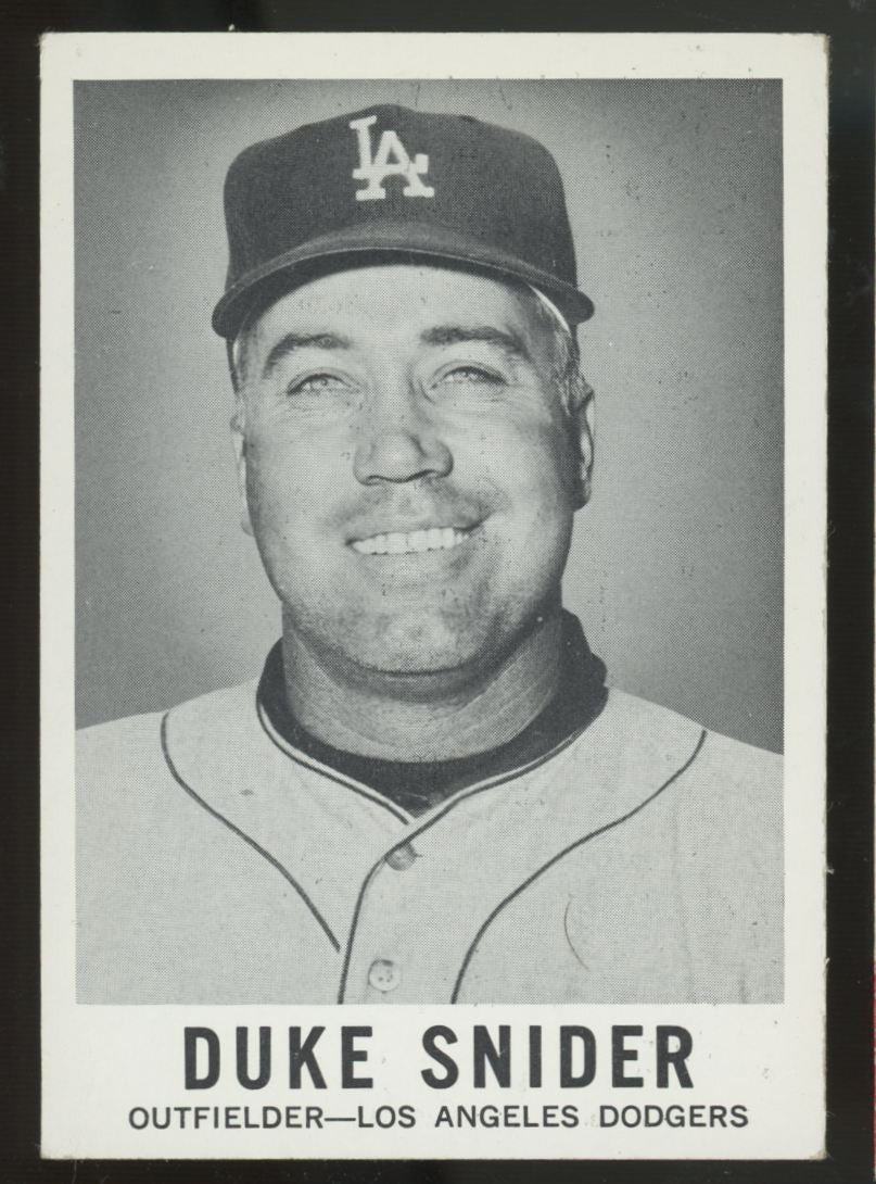 1960 Leaf Duke Snider #37 Poor (Writing)