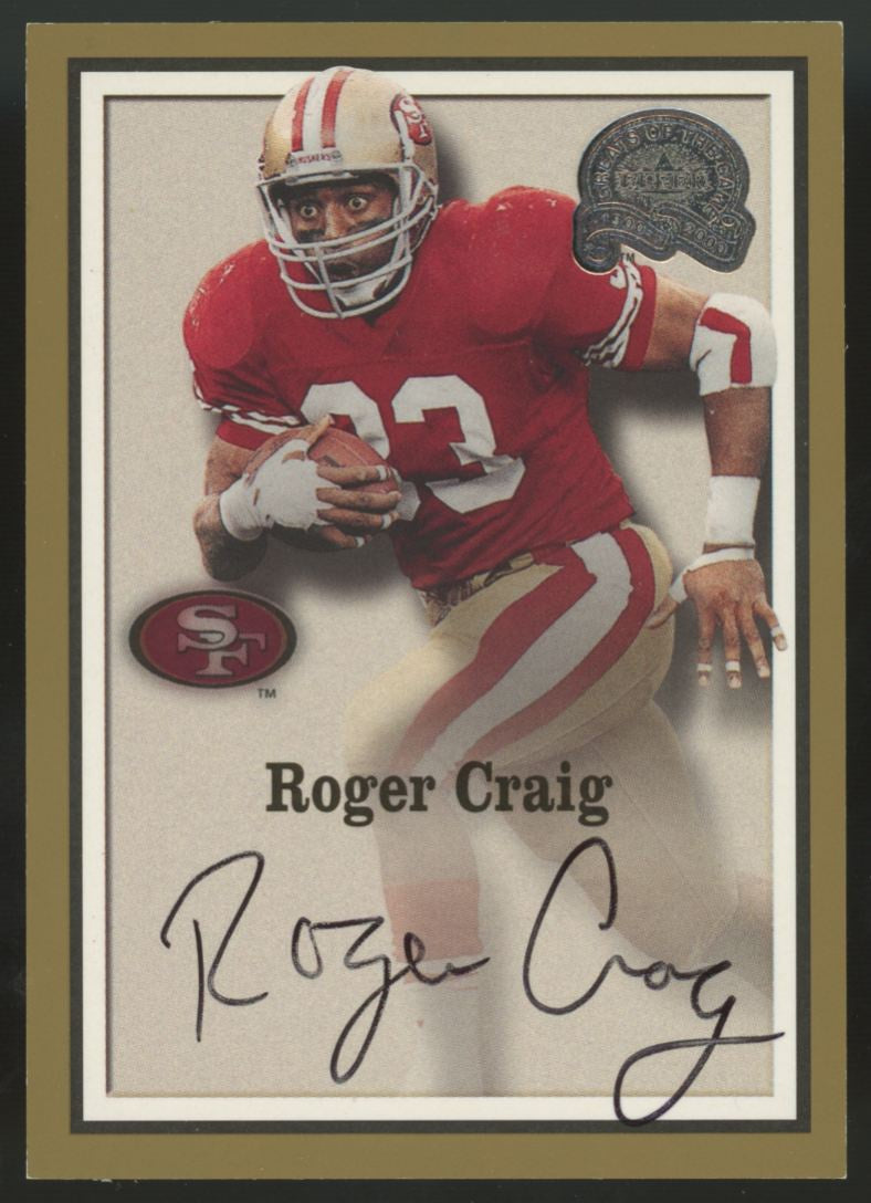 2000 Fleer Roger Craig Auto